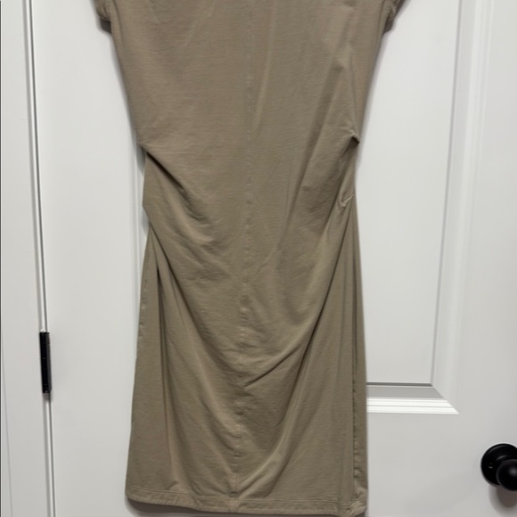 Athleta Sand Ruched Sheath Mini Dress - Picture 7 of 7